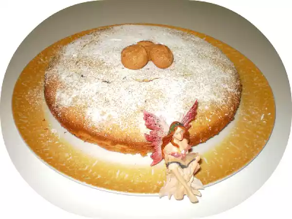 Ricetta Torta di panna, gocce di cioccolato e amaretti!