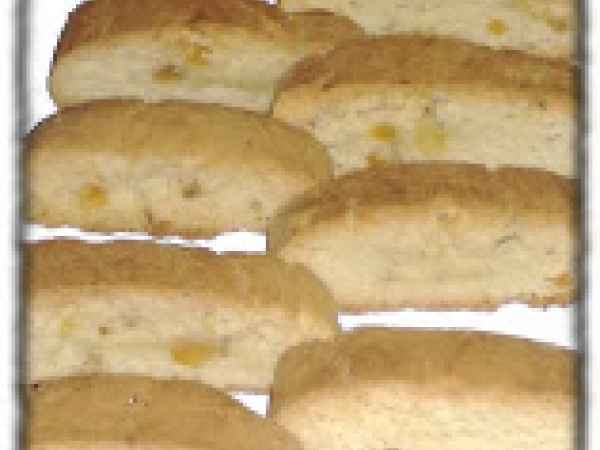 Ricetta Biscotti con scorza d'arancia candita e semi di finocchio