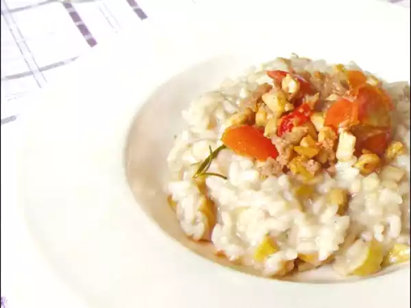 Ricetta Risotto di castagne con ragù di maiale al rosmarino e formaggio di fossa