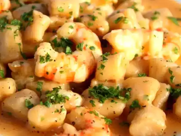 Ricetta Gnocchetti con farina di ceci e patate con mazzoncolle