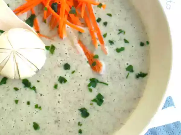 Ricetta Potage veloutè aux champignons di julia child