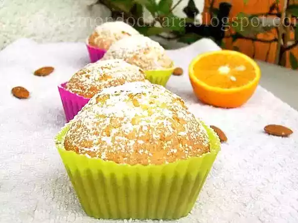 Ricetta Muffins all'arancia e mandorle