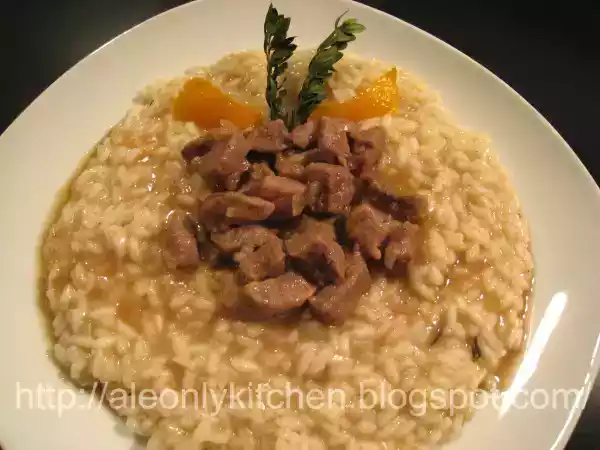 Ricetta Risotto con bocconcini d'anatra
