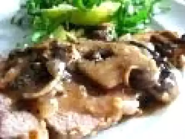Ricetta Arrosto ai funghi champignon