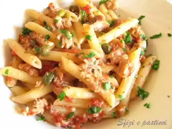 Ricetta Pasta tonno e capperi