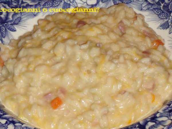 Ricetta Risotto con zucca e pancetta