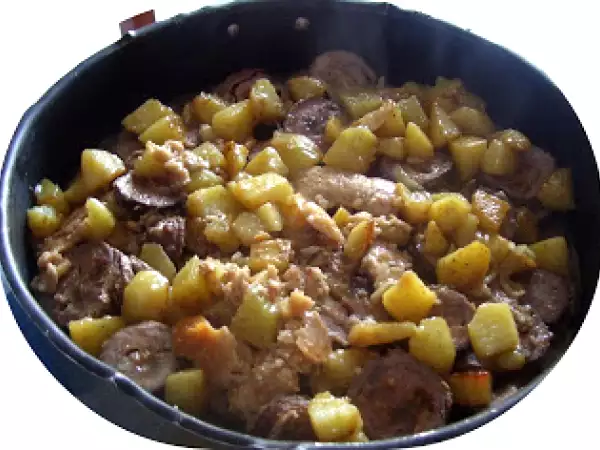 Ricetta bruciuluni (falso magro) con patate