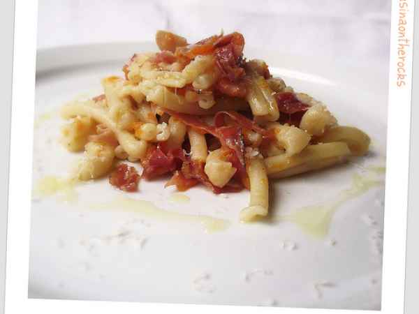 Ricetta Strozzapreti zucca & speck + piccole soddisfazioni