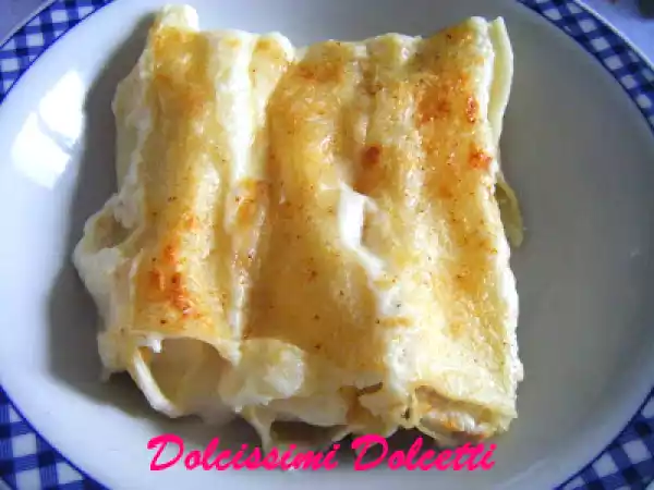 Ricetta Cannelloni bianchi con ricotta e prosciutto cotto: la ricetta cremosa e gratinata al forno