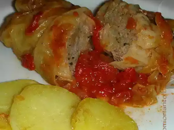 Ricetta Involtini di verza con carne macinata