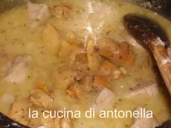 Ricetta Spezzatino di vitello con i funghi