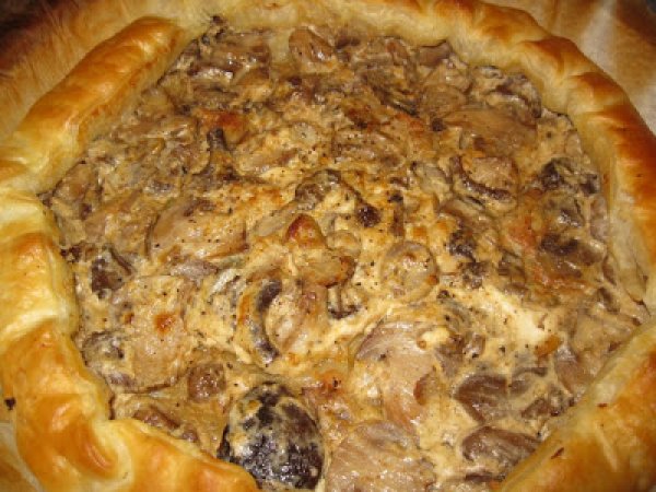 Ricetta Torta rustica di funghi e philadelphia