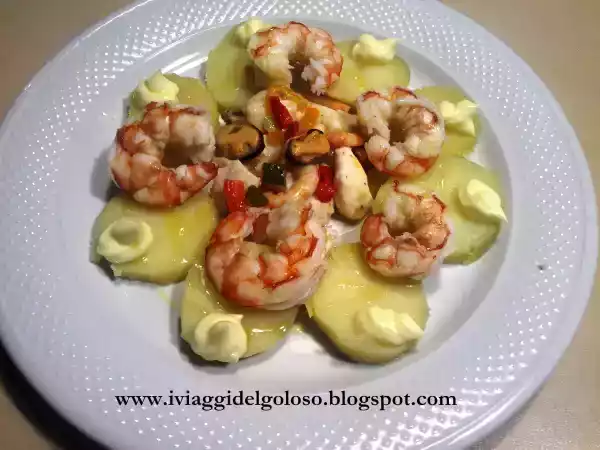 Ricetta Antipasto tiepido di pesce