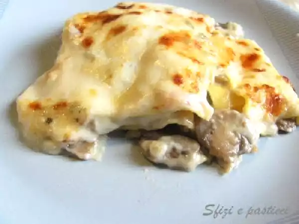 Ricetta Lasagne con funghi e gorgonzola