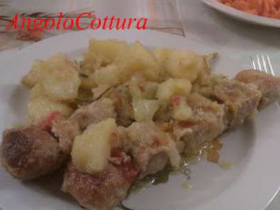Ricetta Spiedini in umido con patate