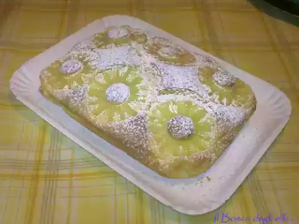 Ricetta Torta all'ananas affondato