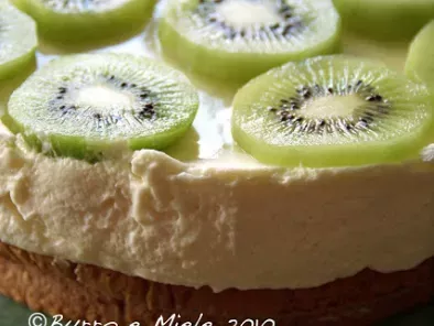 Ricetta Torta ai kiwi e limone con mousse di cioccolato bianco