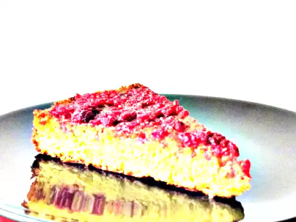 Ricetta Gateau di cocco e cioccolato bianco alla vaniglia con coulis di lamponi