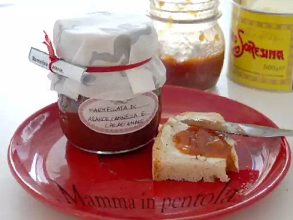 Ricetta Marmellata di arance, cannella e cacao amaro