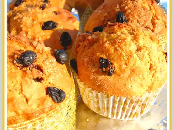 Ricetta Muffin speziati alle uvette