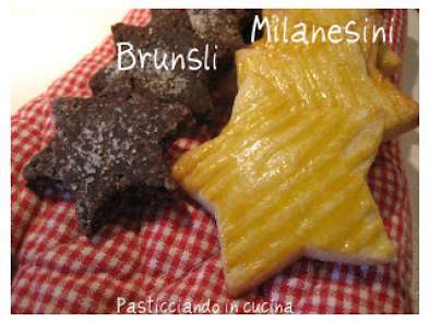 Ricetta Biscotti milanesini, brunsli, ungheresi e...buone feste a tutti!