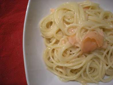 Ricetta Spaghetti al salmone e crema di riso