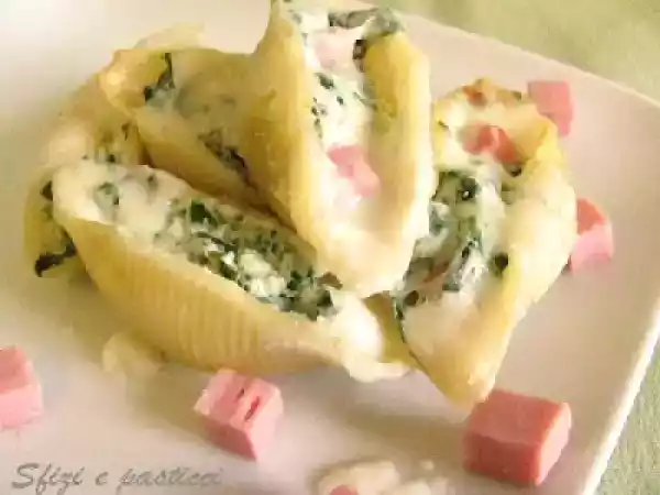 Ricetta Conchiglioni ripieni di spinaci e ricotta