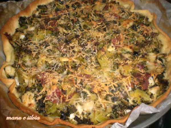 Ricetta Quiche di broccoli e salame