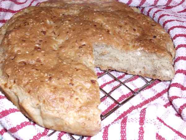 Ricetta Focaccia integrale con fiocchi di latte