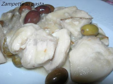 Ricetta Spezzatino di pesce spada e olive taggiasche