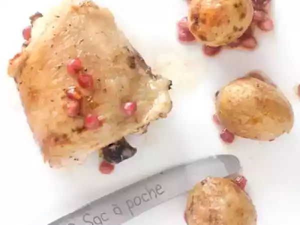 Ricetta Sovracoscia di pollo al melograno