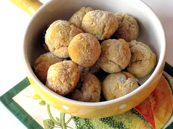 Ricetta Polpettine di zucca al limone in crosta di mais con cuore di cheddar