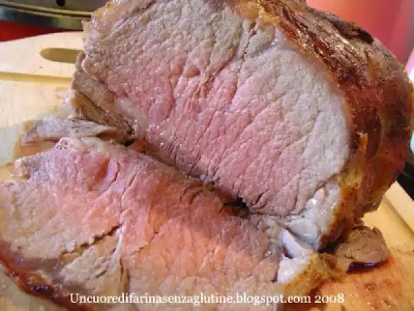 Ricetta Roast beef (quasi all'inglese) e patate