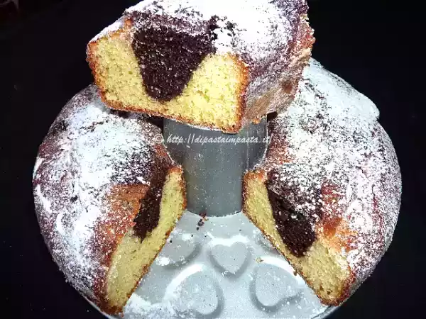 Ricetta Ciambellone di kamut bicolore