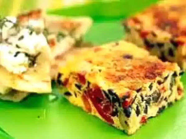 Ricetta Frittata con piselli, speck e zucchine