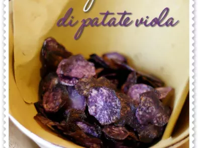 Ricetta Chips di patate viola