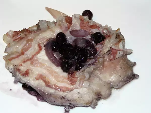 Ricetta Le braciole di maiale ai mirtilli