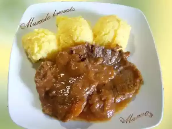 Ricetta Le vostre: muscolo brasato di manu in pentola a pressione