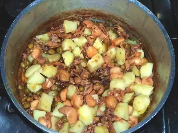 Ricetta Seppie con patate e piselli