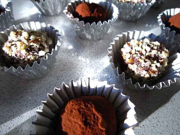 Ricetta Tartufi di cioccolato al caffè e rum