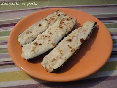 Ricetta Barchette di zucchine con besciamella al parmigiano