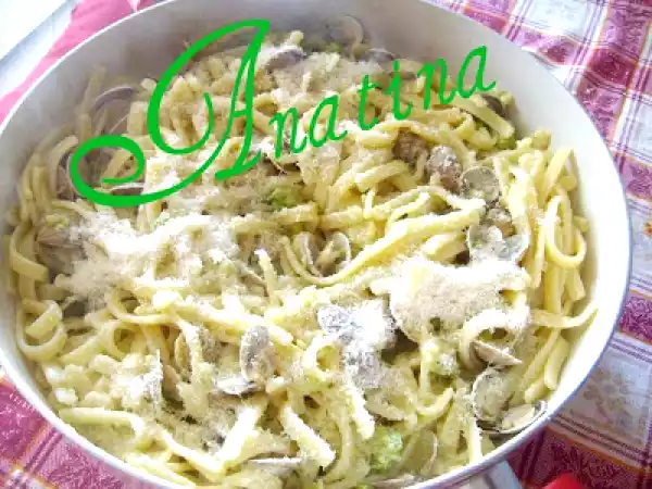 Ricetta Scialatielli..cavolo romano e lupini di mare