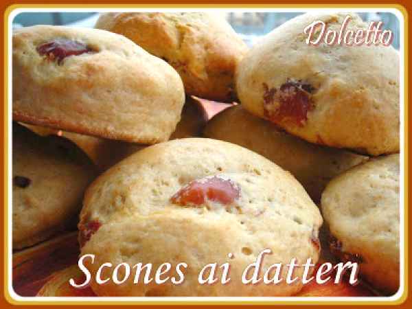 Ricetta Scones ai datteri