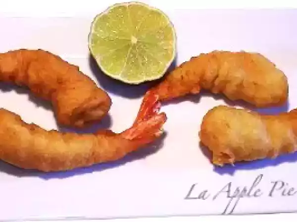 Ricetta Mazzancolle fritte nelle due pastelle