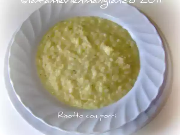 Ricetta Risotto con i porri