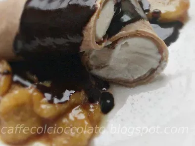 Ricetta Crepes di castagne con salsa al cioccolato