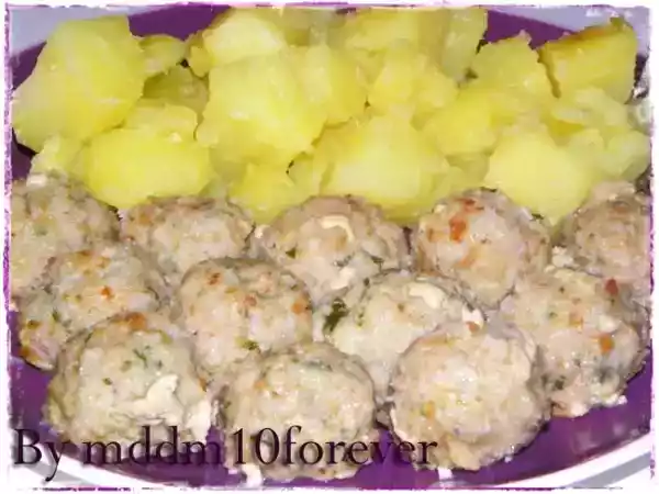 Ricetta Patate e polpette light