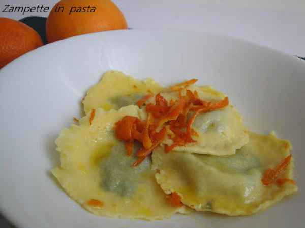 Ricetta Tortelli al profumo di arancia