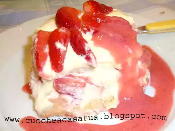 Ricetta Mascarpone con fragole (tiramisù)