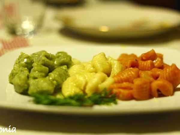 Gnocchi di patate tricolore